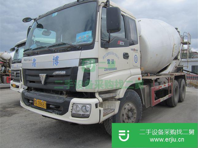 黑龍江出售二手福田歐曼攪拌車