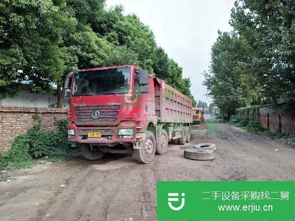 湖北出售二手陜汽德龍自卸車12米