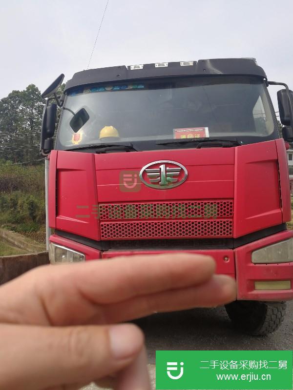 貴州出售二手一汽解放J6P自卸車7.2米