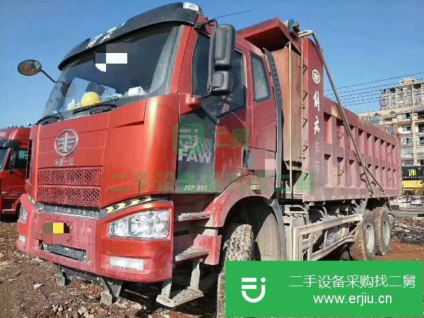 江西出售二手一汽解放J6P自卸車