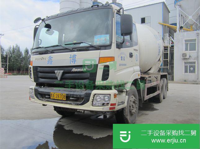 黑龍江出售二手福田歐曼攪拌車
