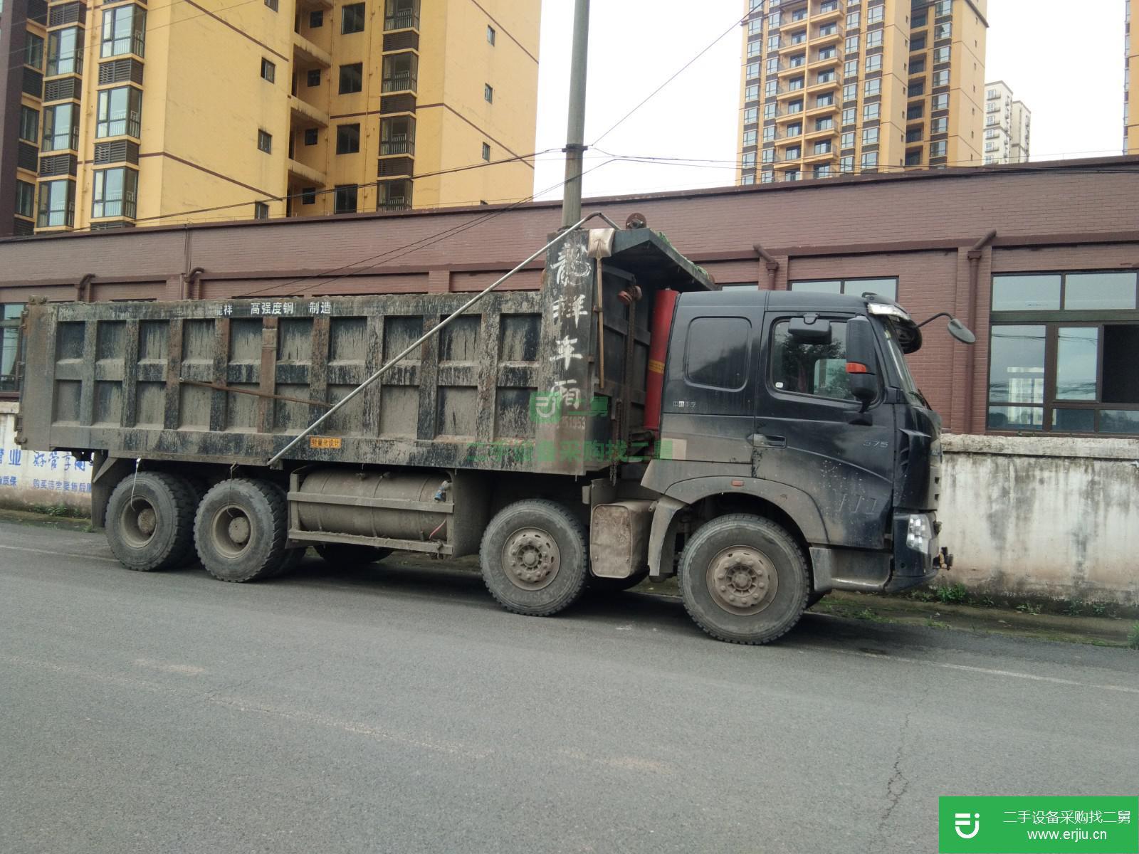 四川出售二手中國重汽HOWOA7重卡自卸車