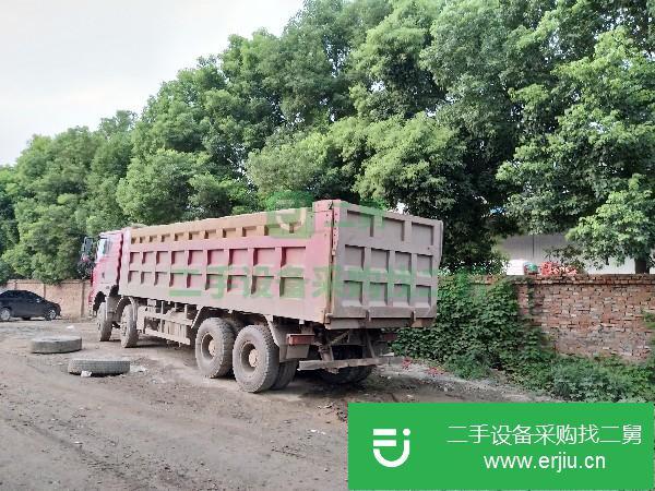 湖北出售二手陜汽德龍自卸車12米