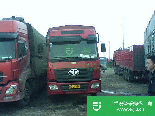 河南出售二手一汽解放高欄貨車