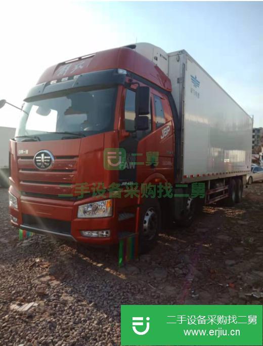 廣東出售二手解放j6p冷藏車