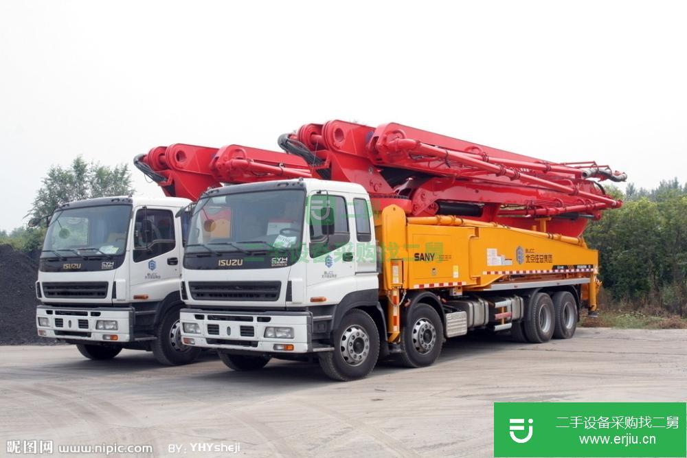 山東出售二手HBT60C混凝土泵車