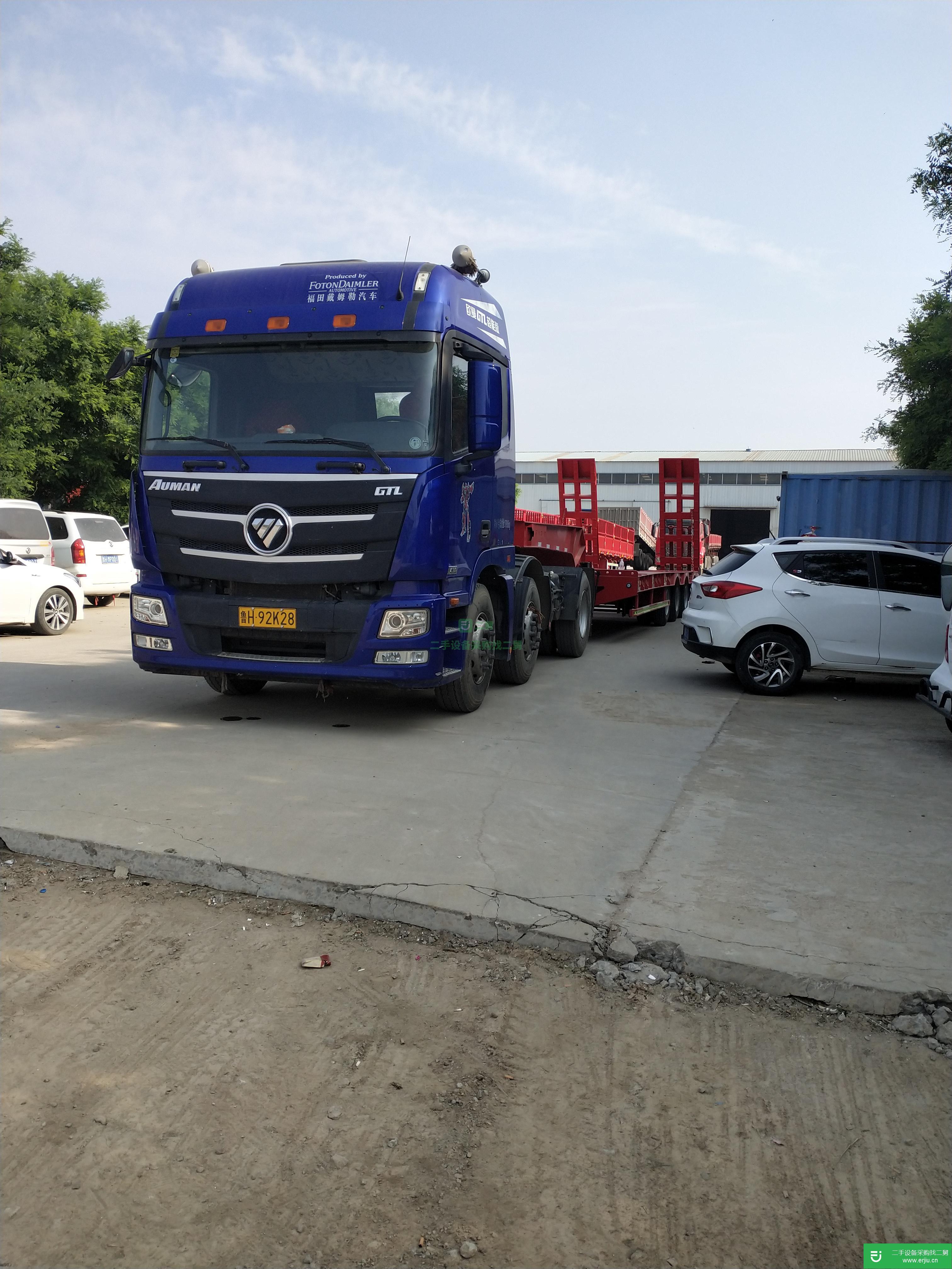山東省出售二手福田歐曼牽引車