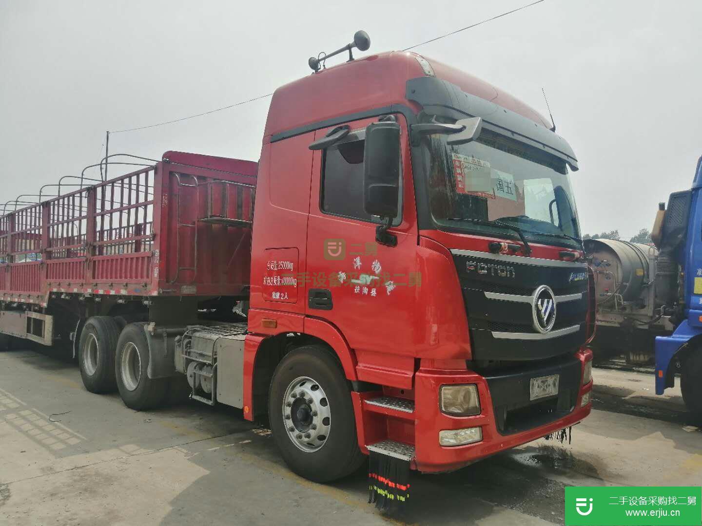 山東省出售二手福田歐曼牽引車