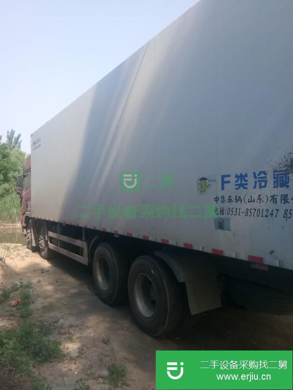 山東出售二手陜汽德龍冷藏車