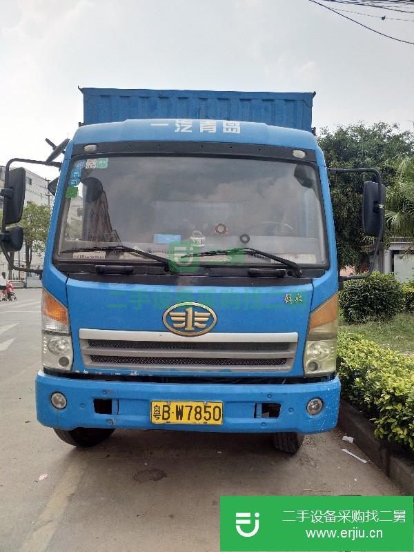 廣東出售二手青島賽龍箱式載貨車