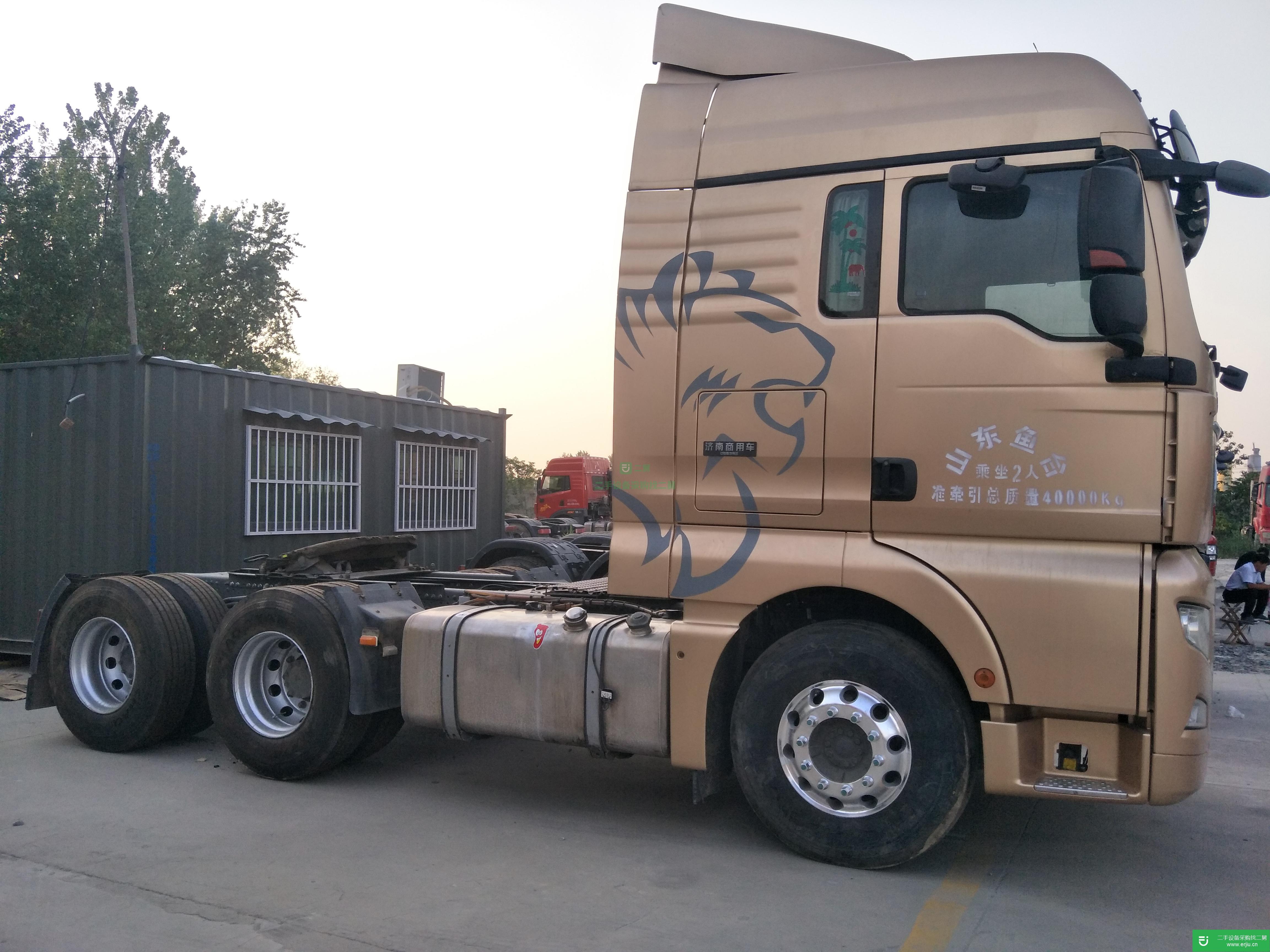 山東省出售二手重汽汕德卡牽引車