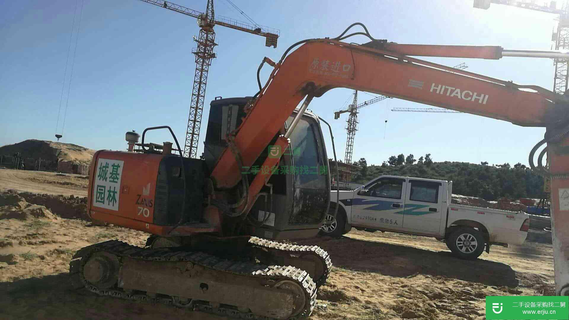 陜西省出售二手日立ZX70挖掘機(jī)