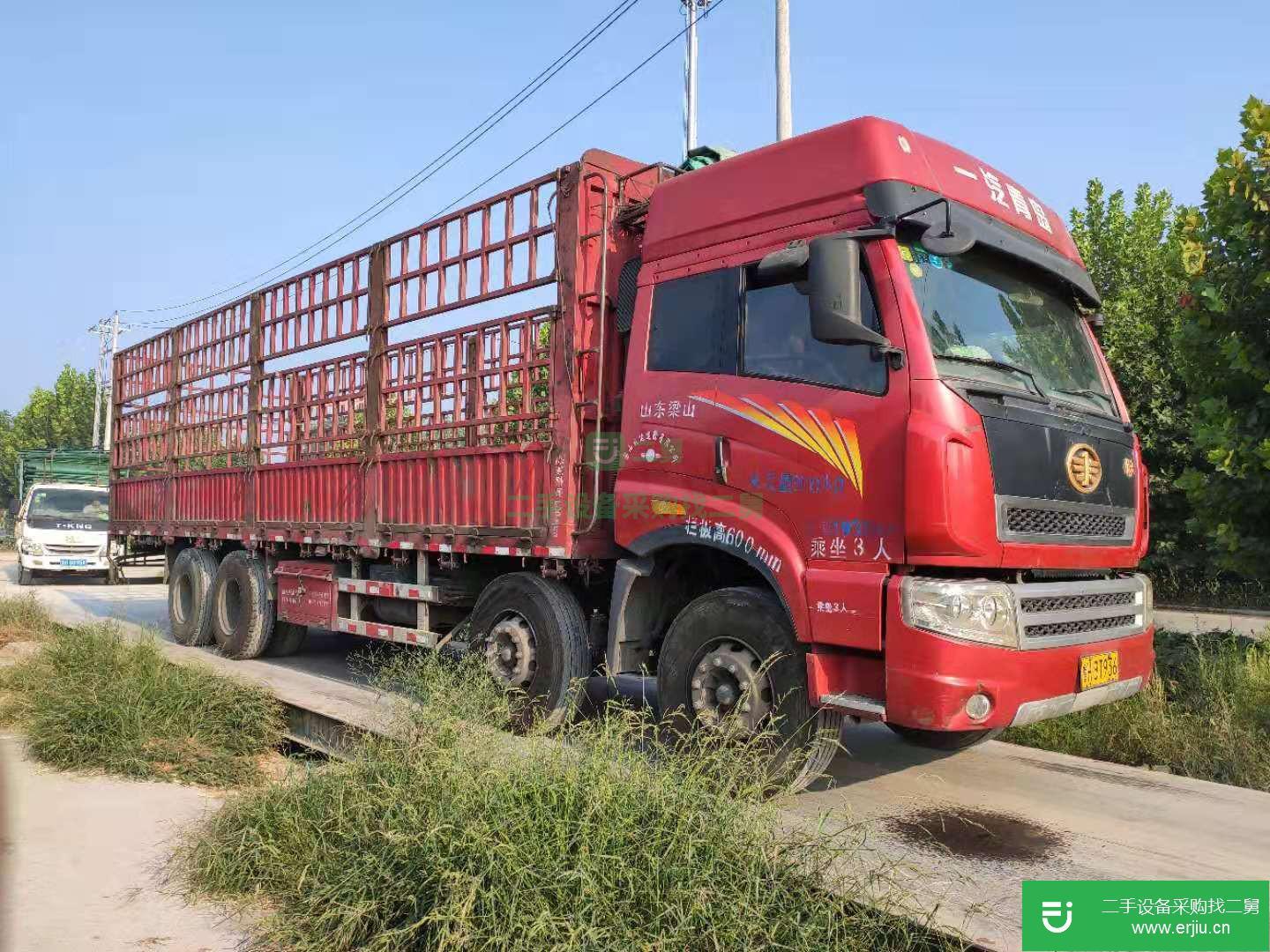 山東出售二手青島解放貨車