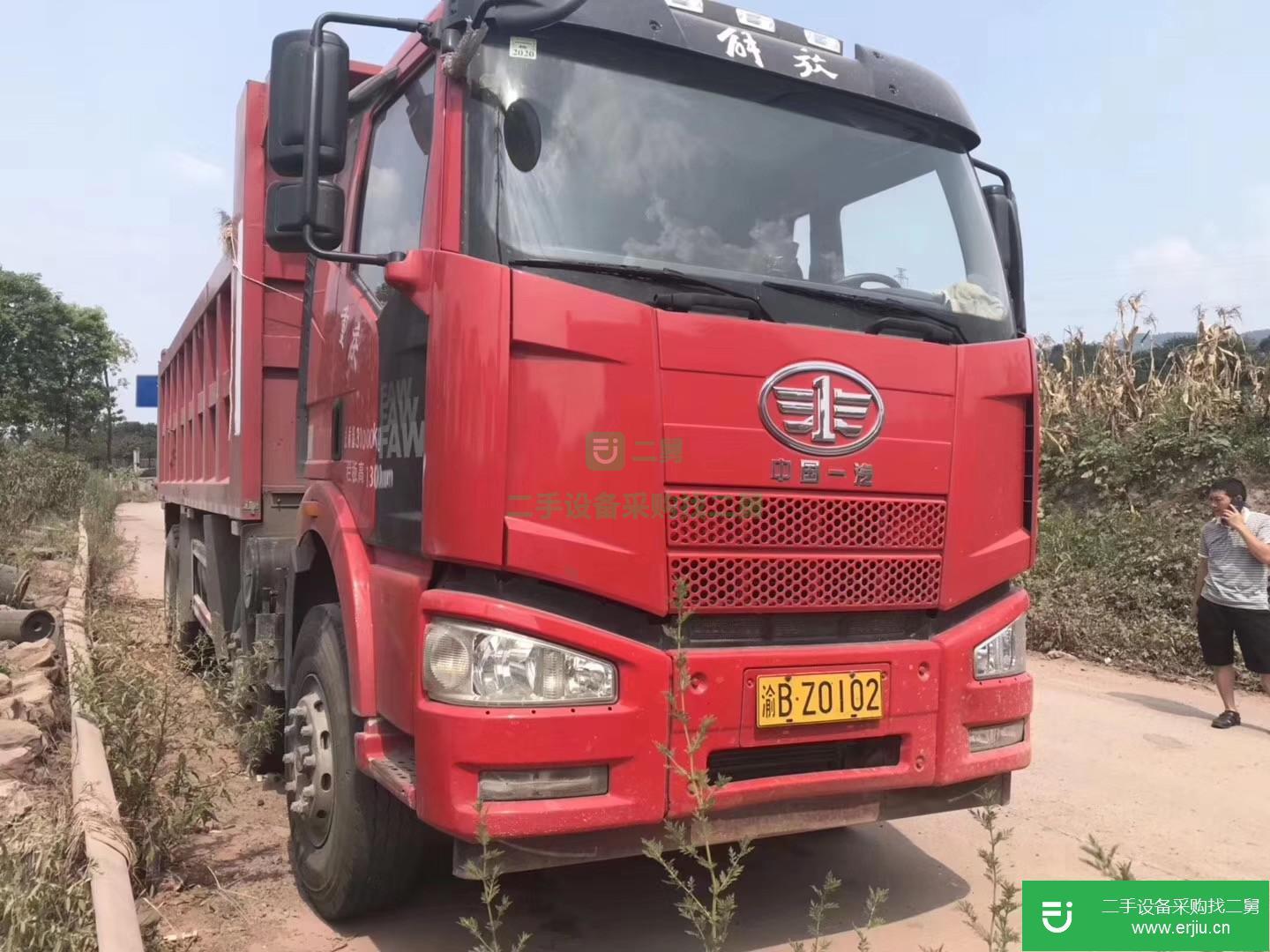 廣東出售二手一汽解放J6P重卡自卸車