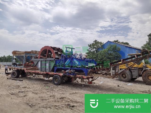 河南出售二手可移動洗砂機