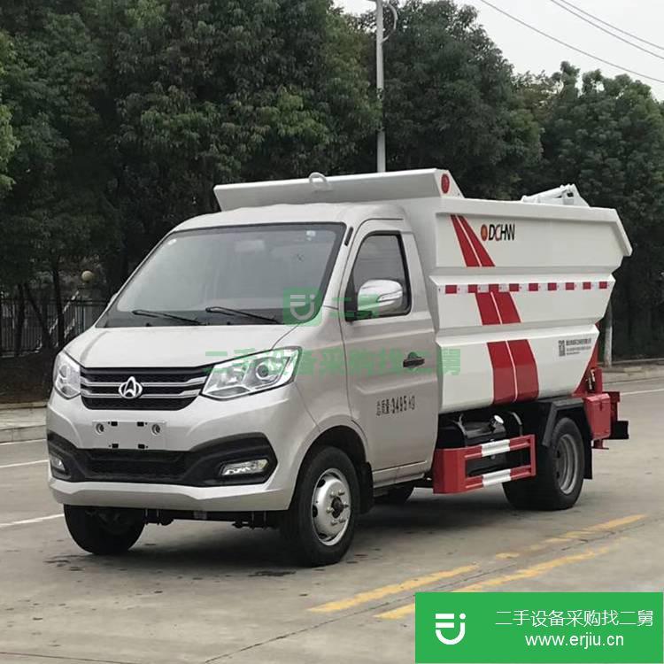 湖北出售二手東風(fēng)4立方小型掛桶垃圾車(chē)