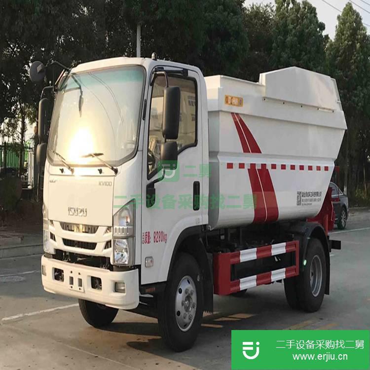 湖北出售二手東風(fēng)4立方小型掛桶垃圾車(chē)