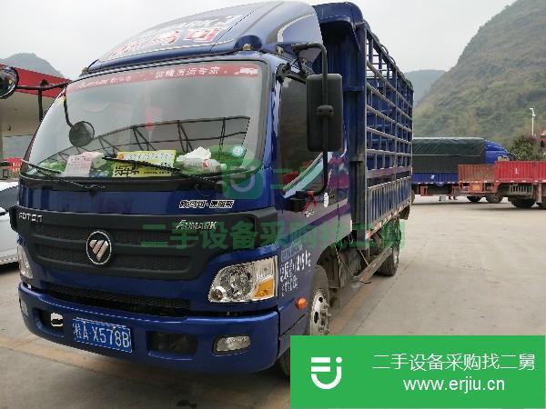 廣西出售二手福田歐馬可高欄載貨車