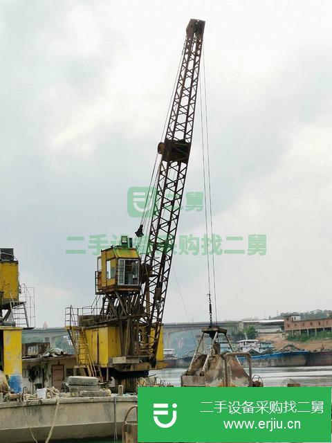 廣西出售二手船用抓斗吊機(jī)