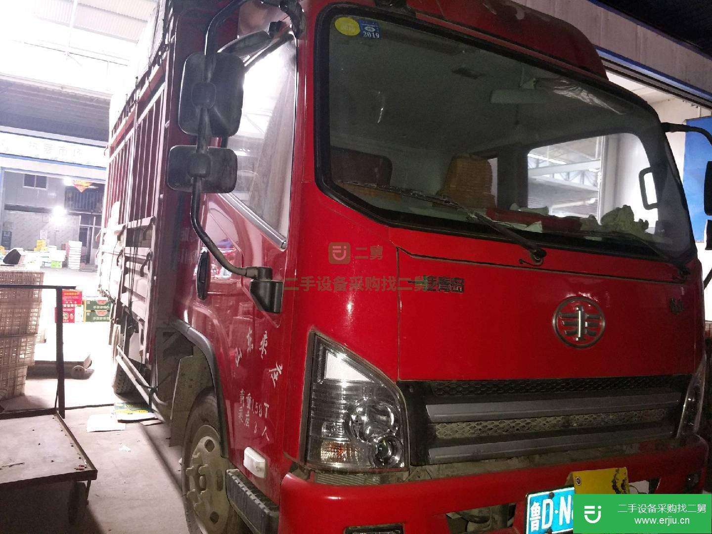 山東出售二手一汽解放高欄載貨車