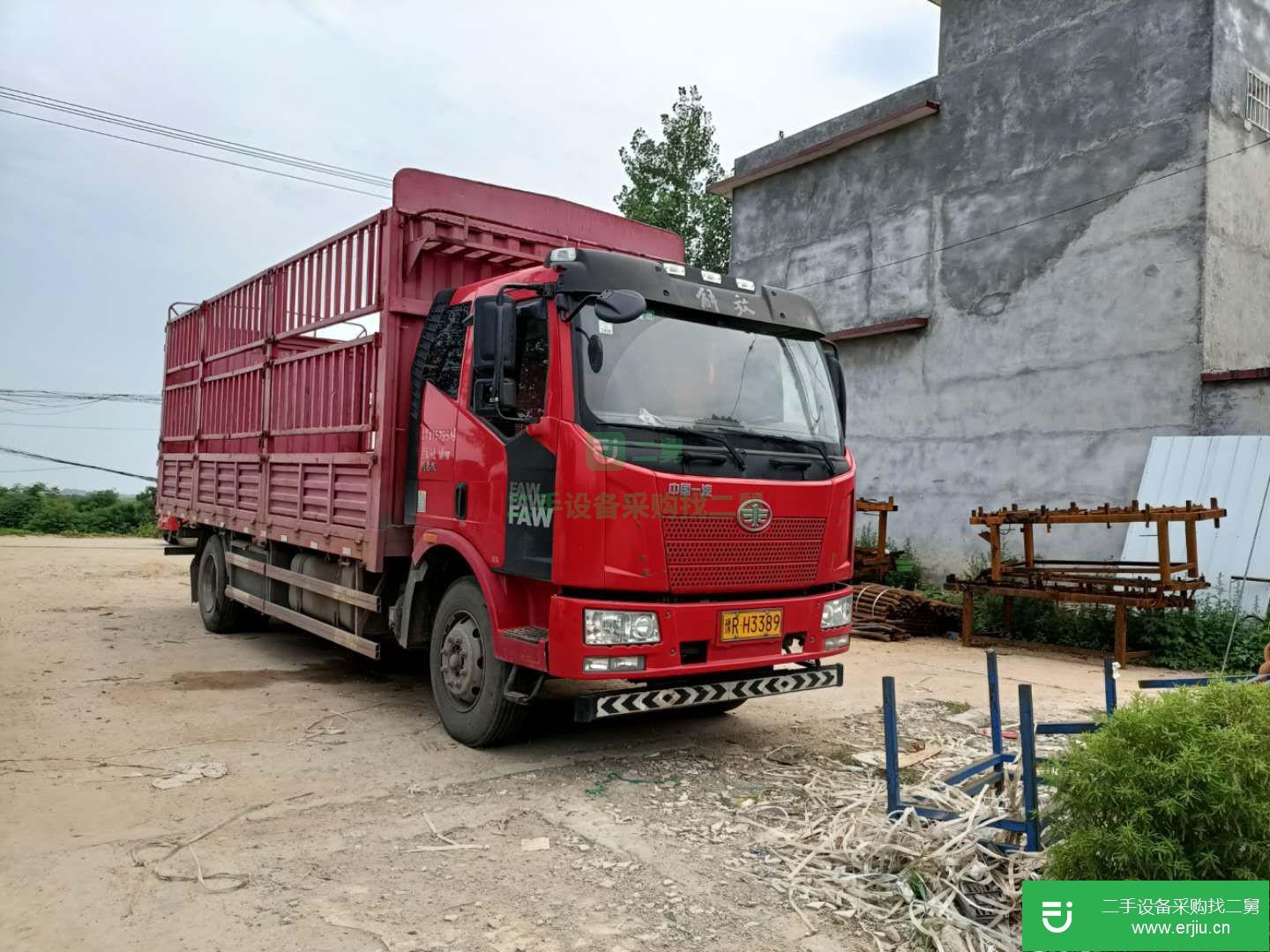 河南出售二手一汽解放J6M高欄載貨車