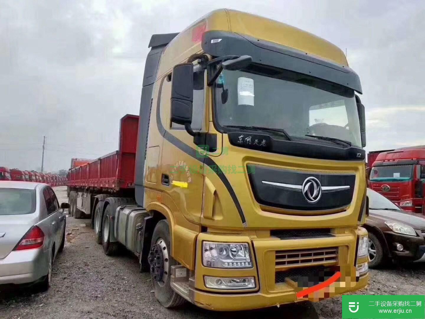 湖南出售二手東風天龍半掛車