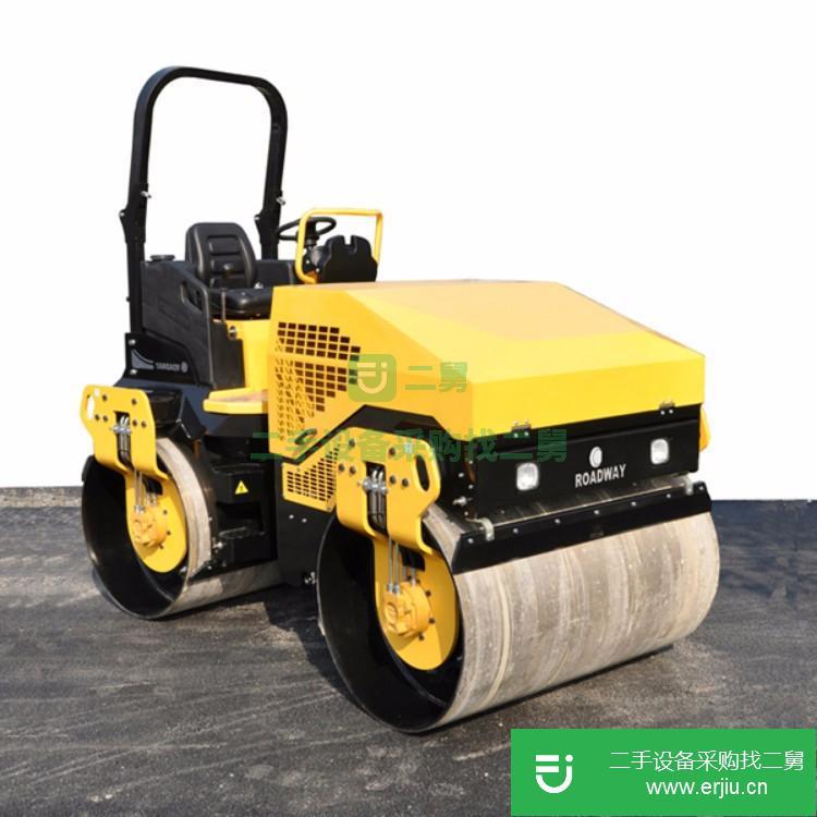 山東出售二手14噸震動雙鋼輪壓路機
