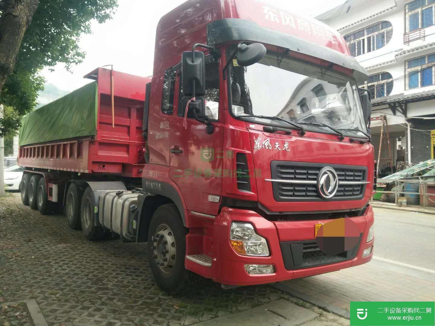 湖北出售二手東風(fēng)天龍牽引車400馬力