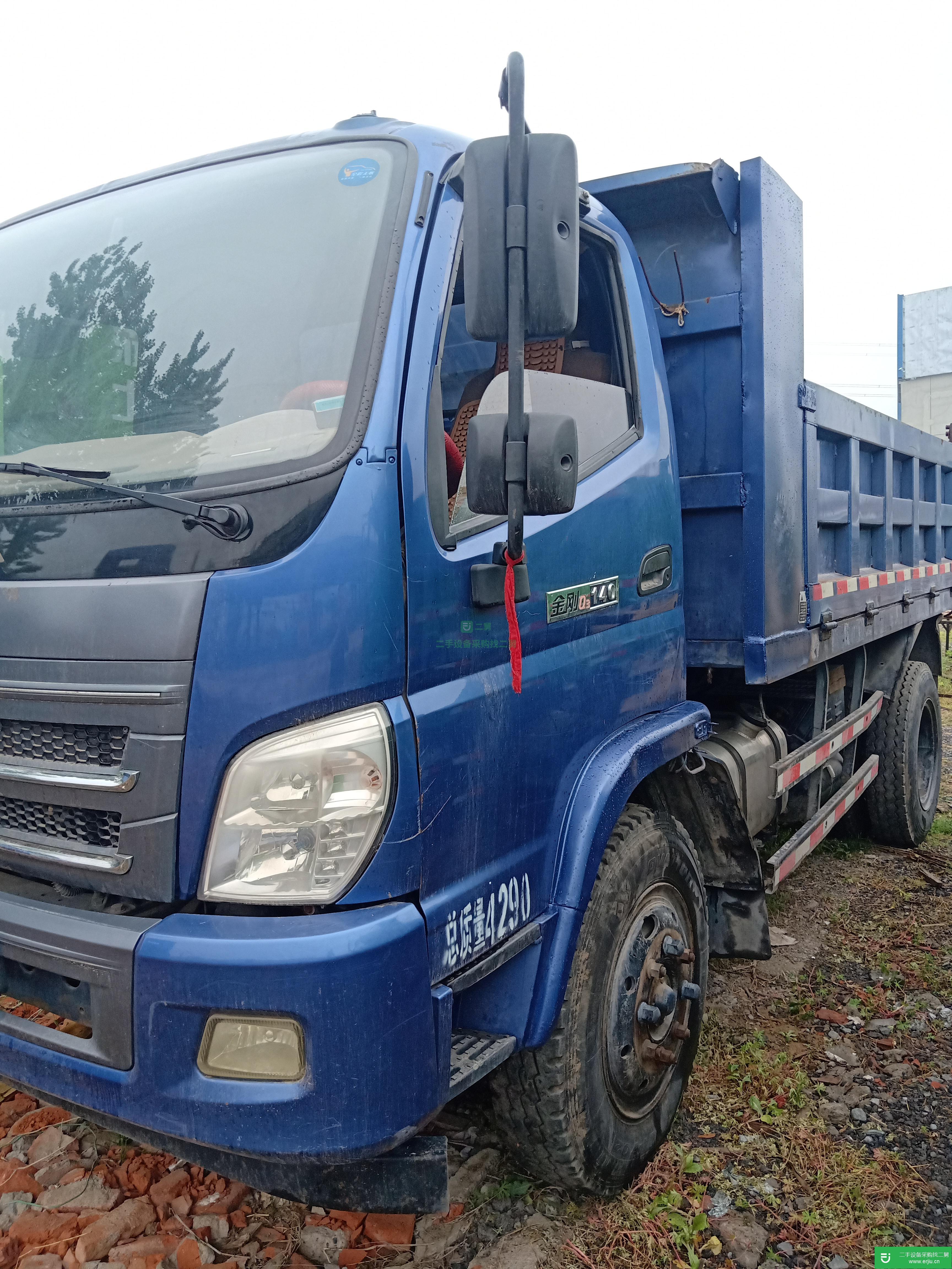 江蘇出售二手福田瑞沃自卸車140馬力