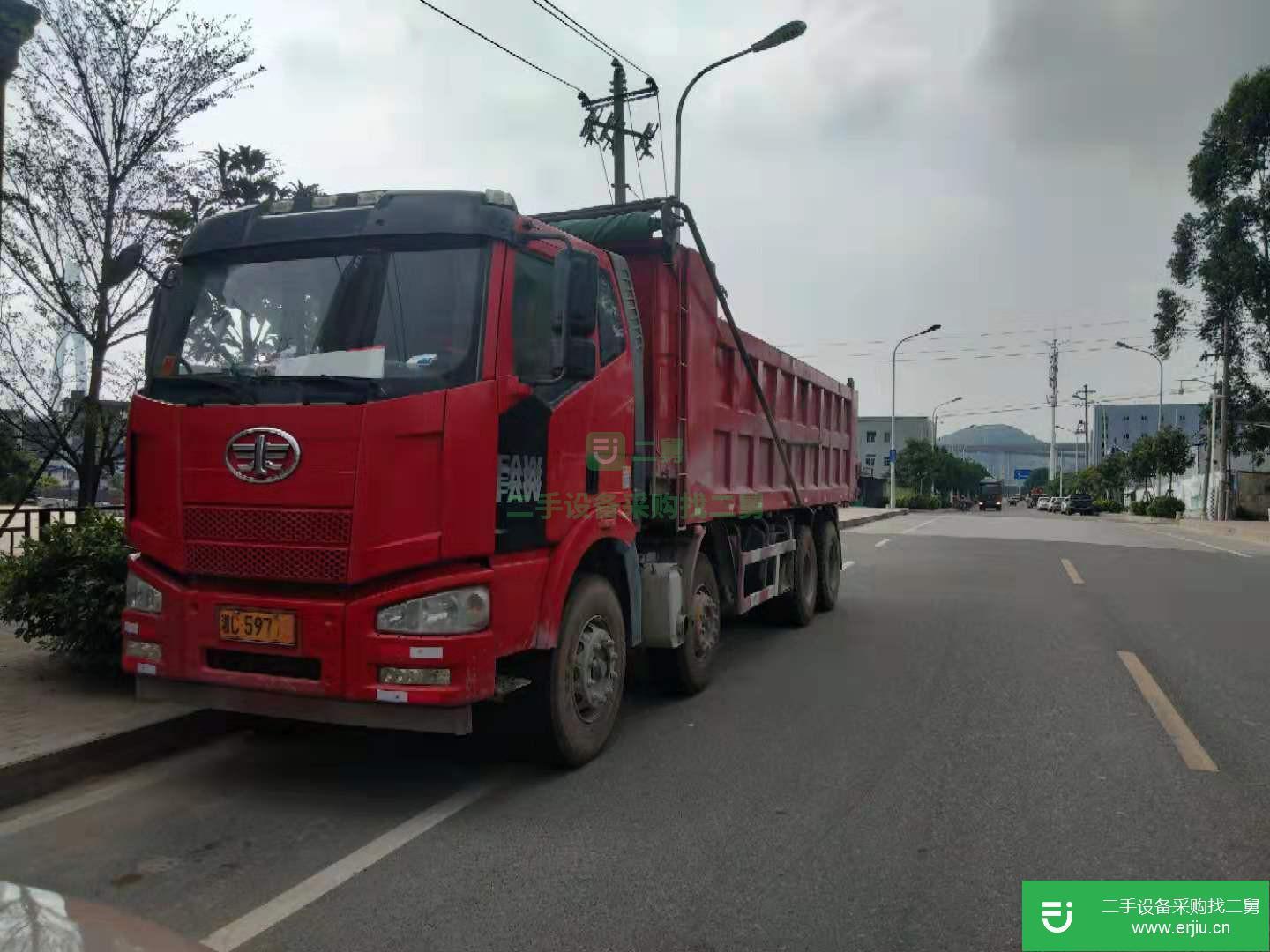 湖南出售二手一汽解放J6M自卸車