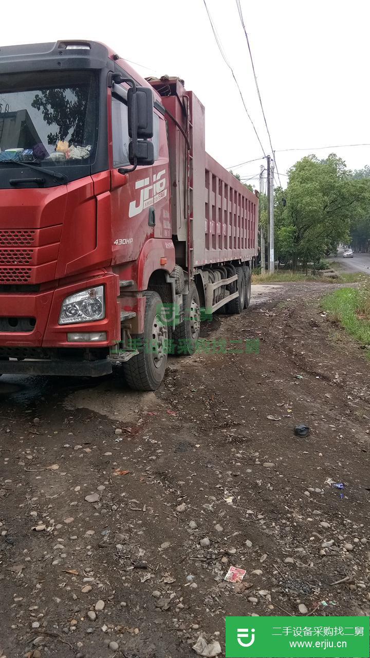 湖北出售二手青島解放自卸車430馬力