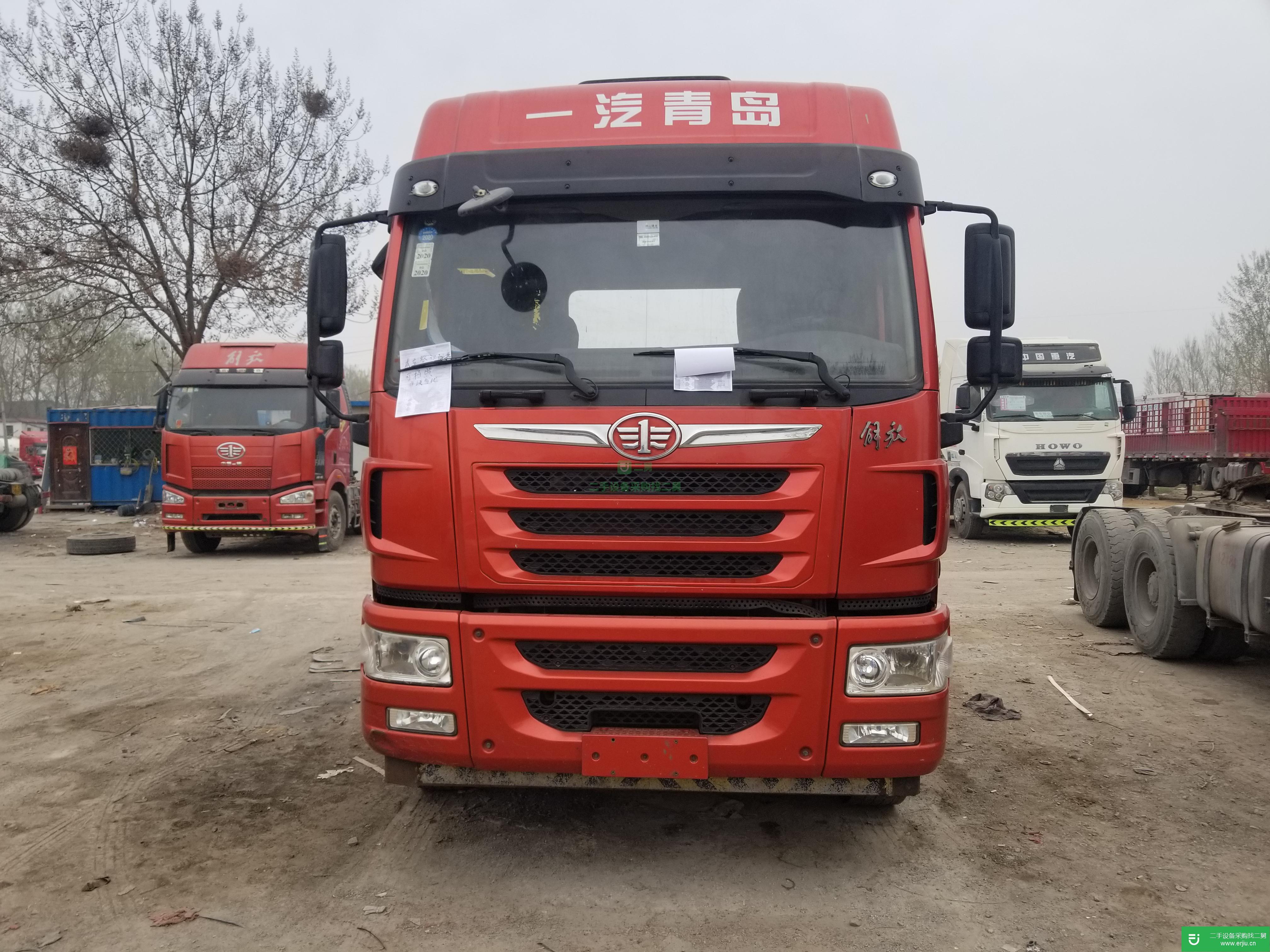 山東出售二手青島解放牽引車