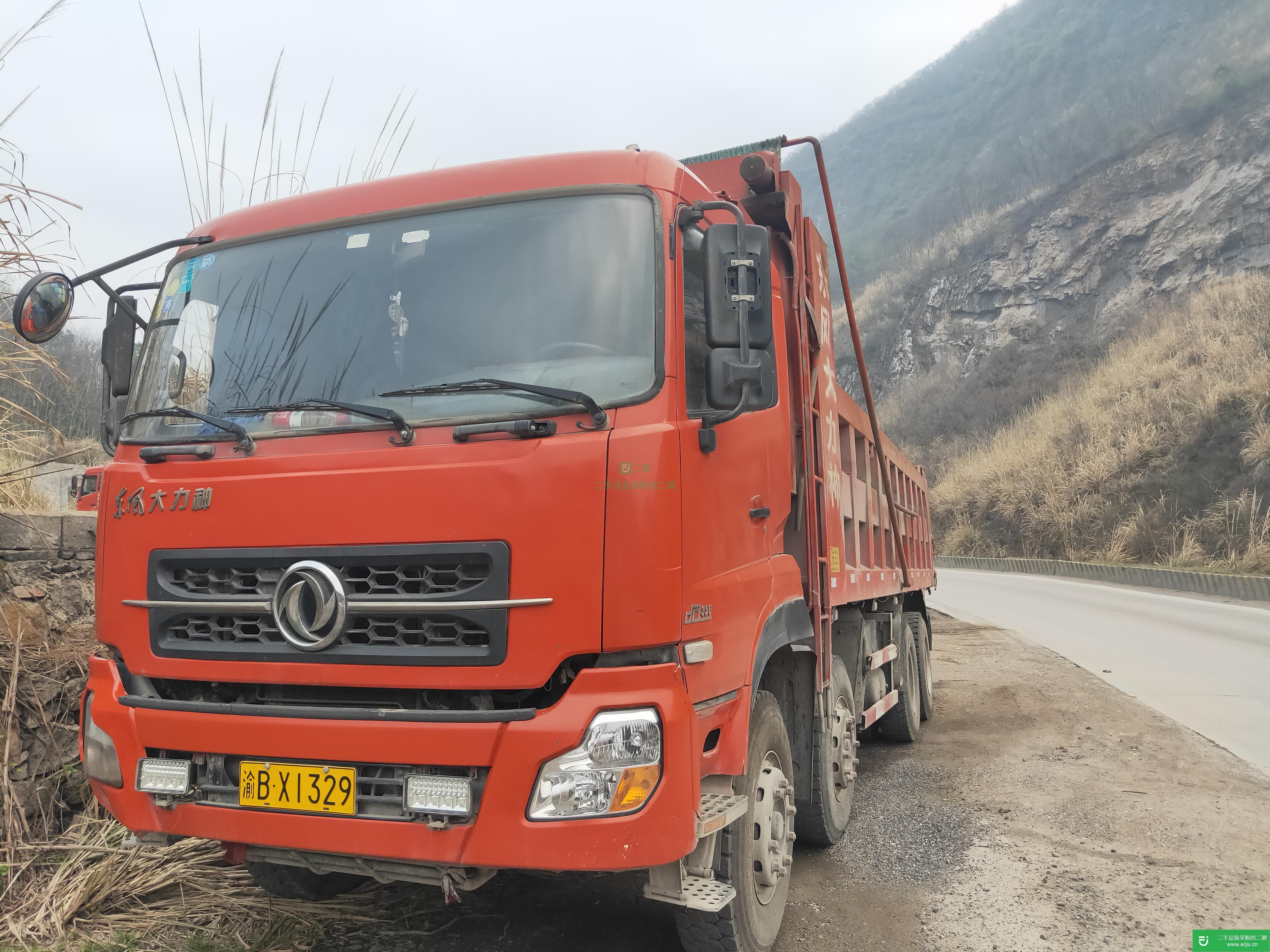湖北出售二手雷諾350馬力自卸車