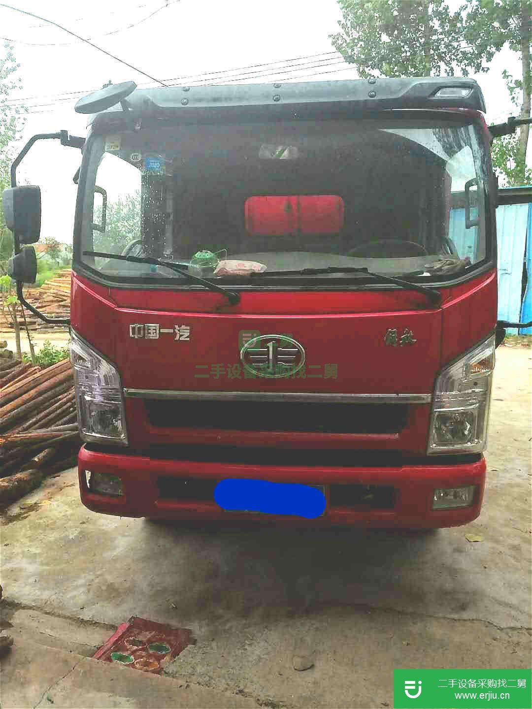 江蘇出售二手一汽紅塔156馬力自卸車