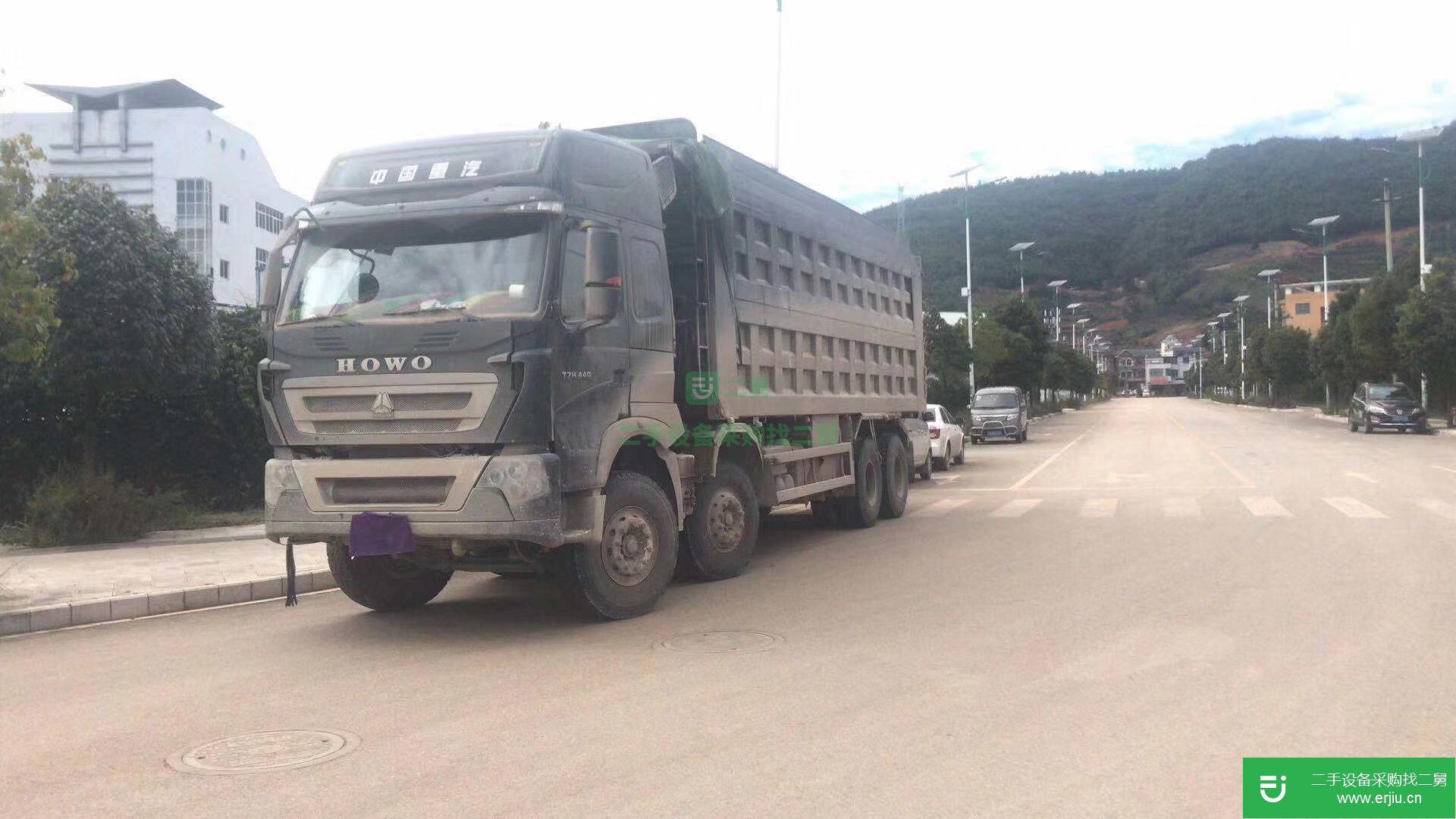 云南出售二手重汽豪沃自卸車