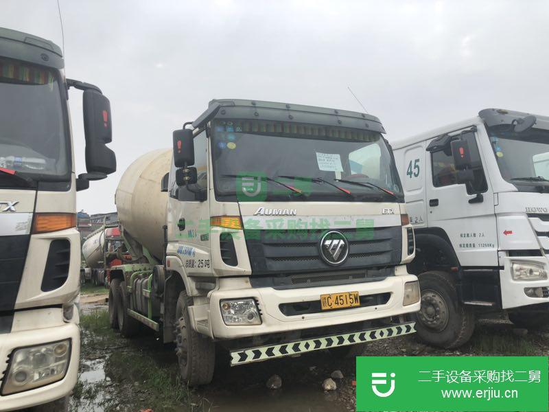 江西出售二手福田歐曼336馬力攪拌車