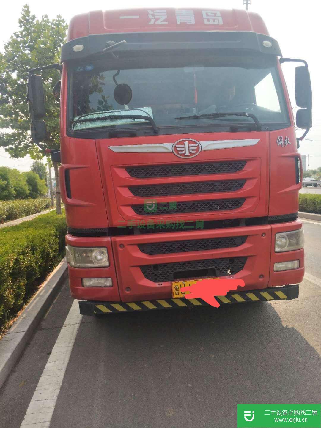 山東省出售而二手青島解放載貨車