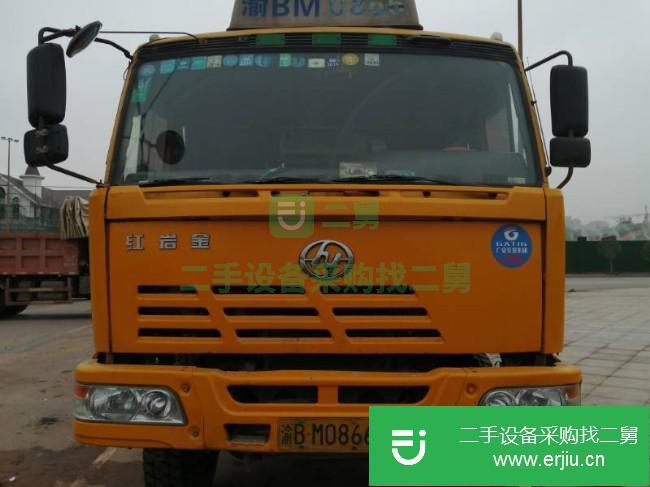 四川出售二手上汽紅巖金剛290馬力自卸車