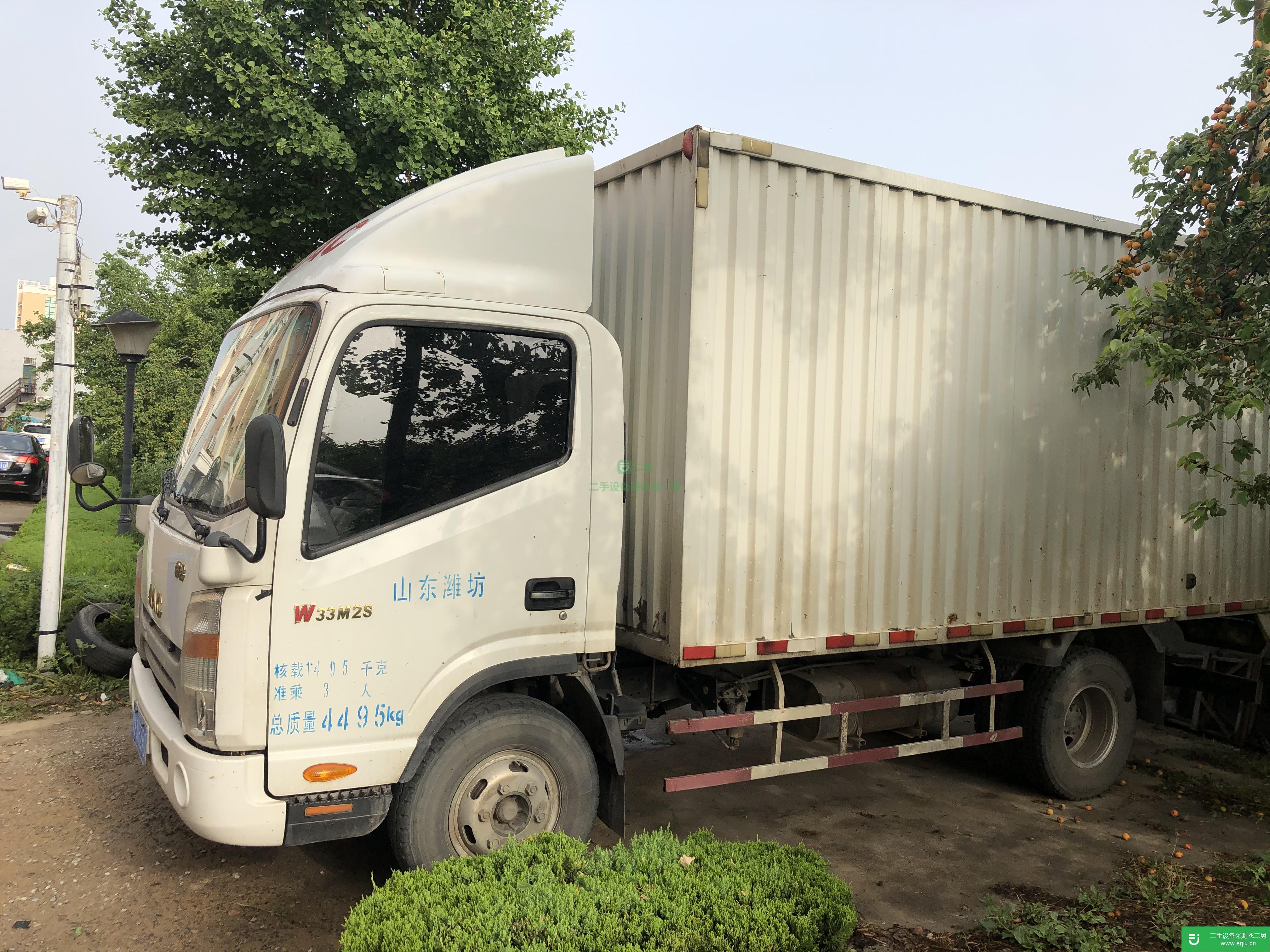 山東出售二手江淮帥鈴載貨車100馬力