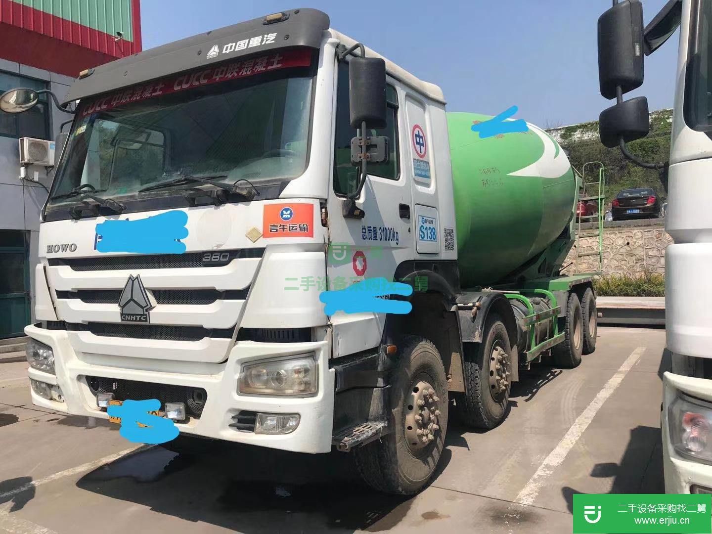 河北出售二手重汽豪沃攪拌車
