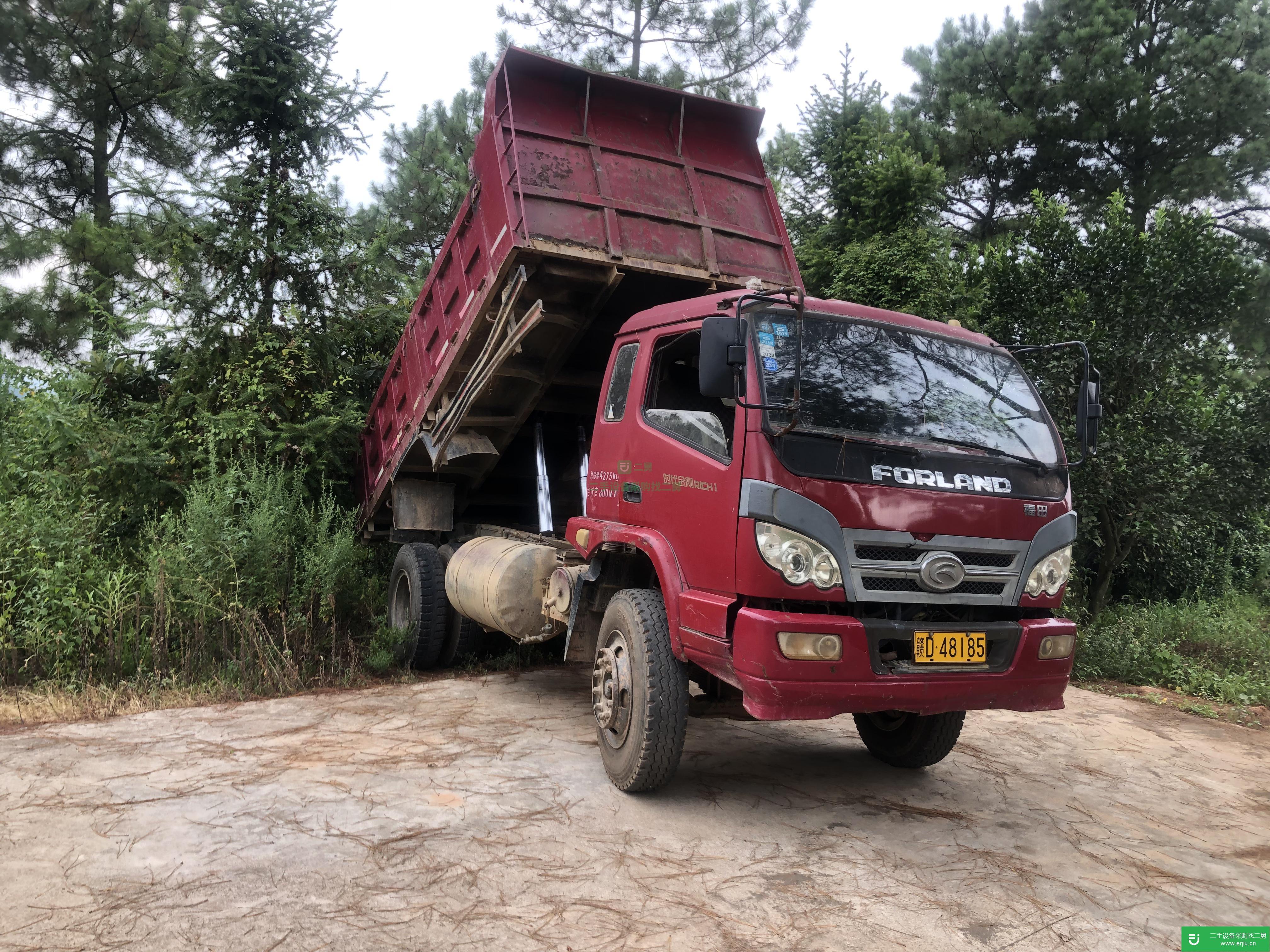 江西省出售二手福田瑞沃自卸車