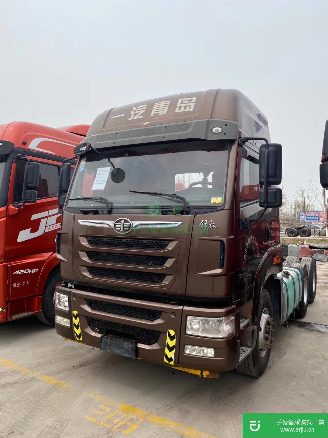 山東出售二手青島解放牽引車