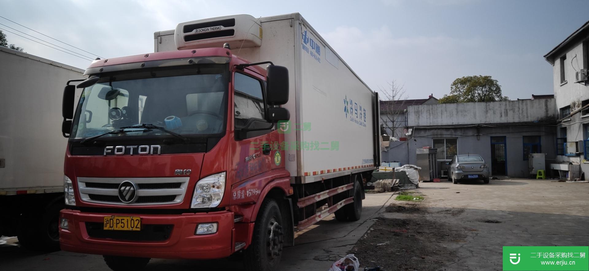 上海出售二手福田奧鈴冷藏車170馬力