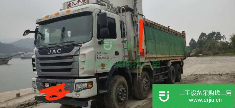 廣東出售二手江淮格爾發(fā)375馬力自卸車