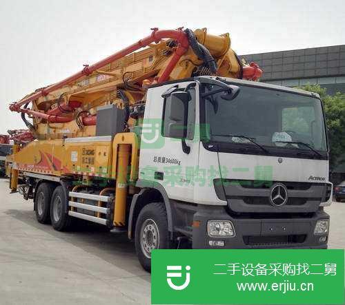 山東出售二手中聯(lián)重科52米混凝土泵車