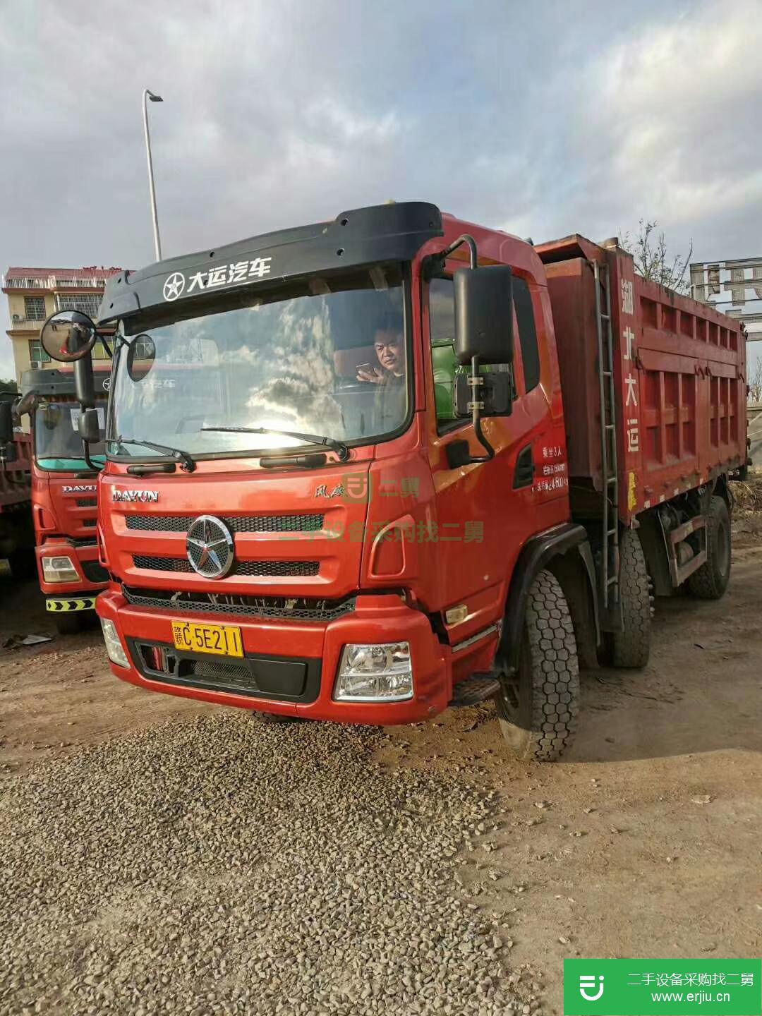 湖北出售二手大運重卡185馬力自卸車