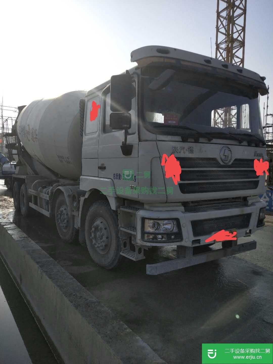 江蘇出售二手陜汽重卡攪拌車