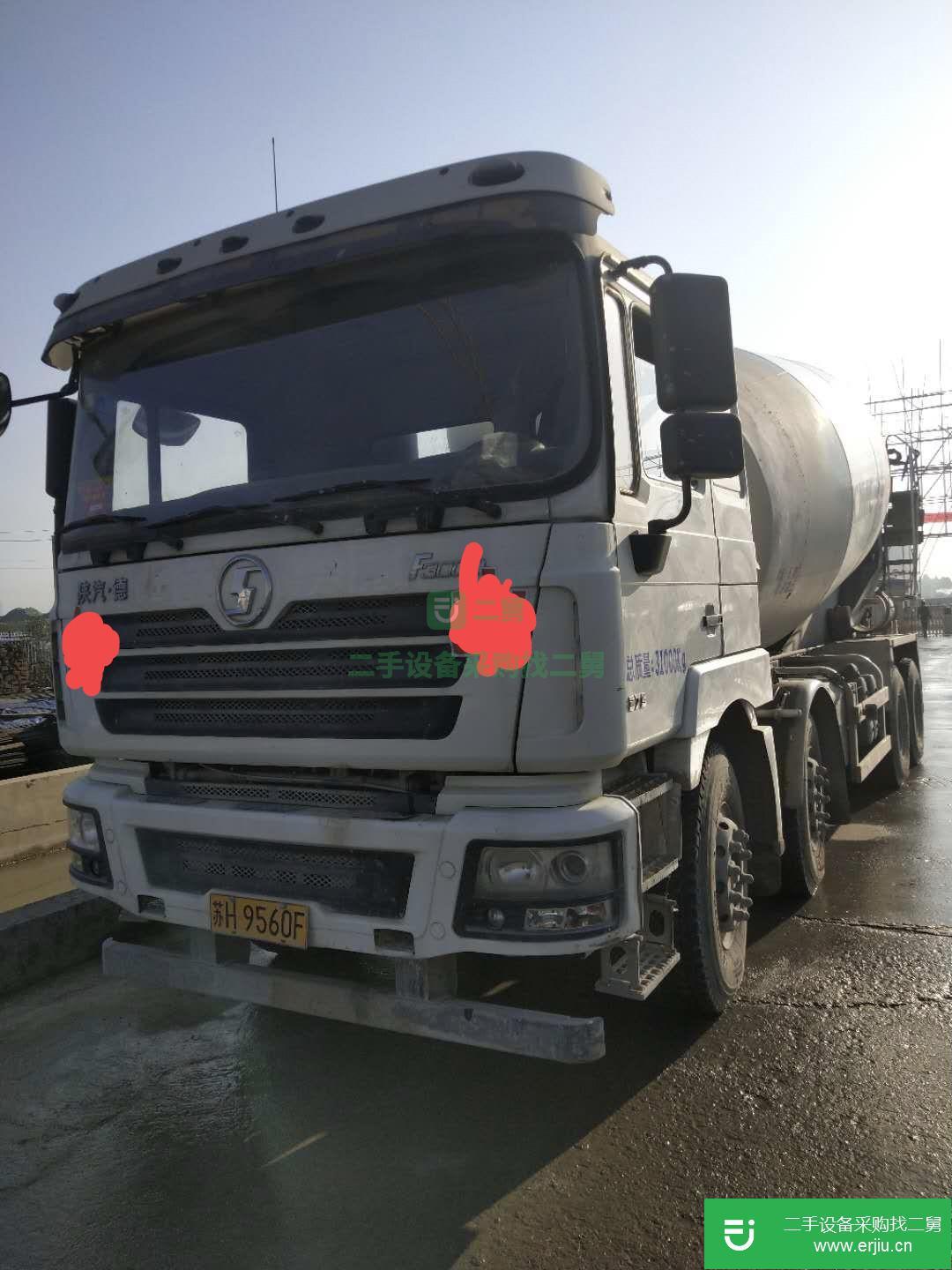 江蘇出售二手陜汽重卡攪拌車