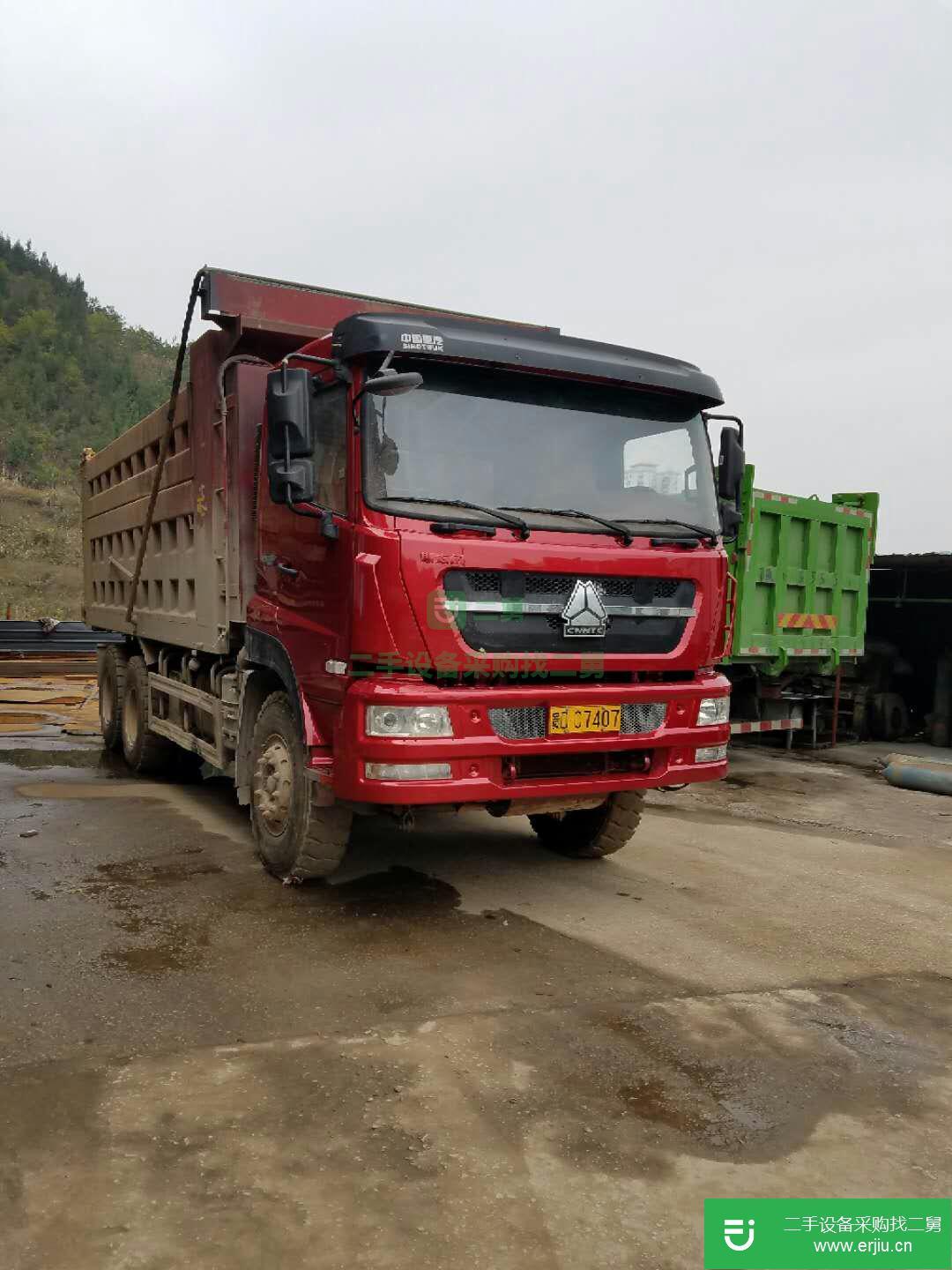 貴州出售二手重汽斯太爾自卸車380馬力