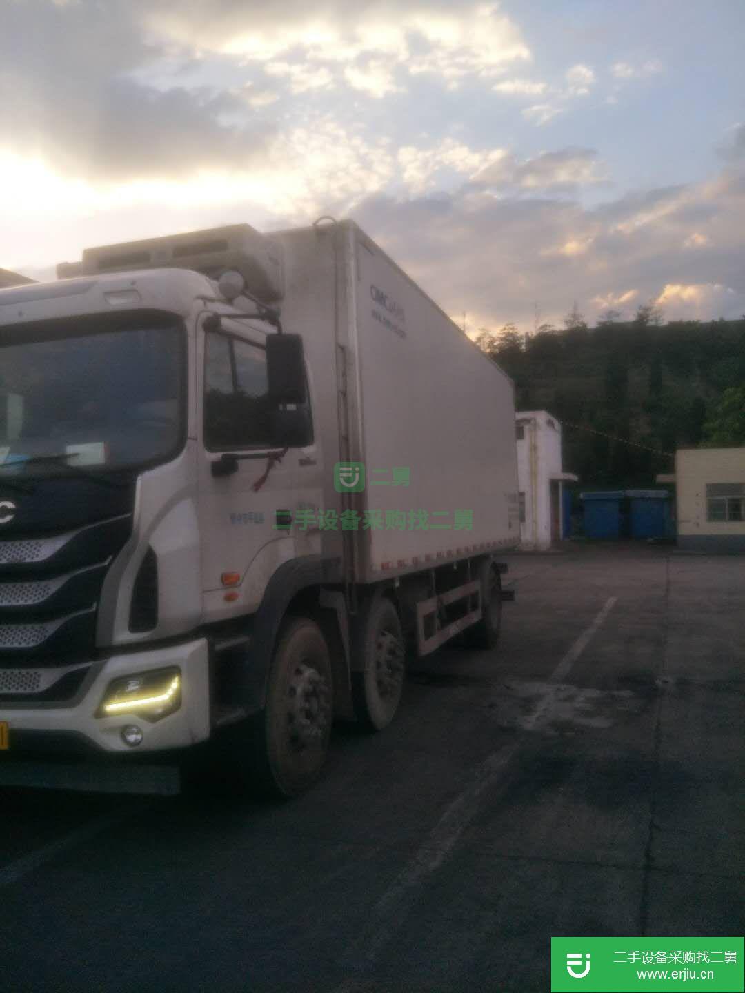 山西出售二手江淮格爾發(fā)冷藏車260馬力